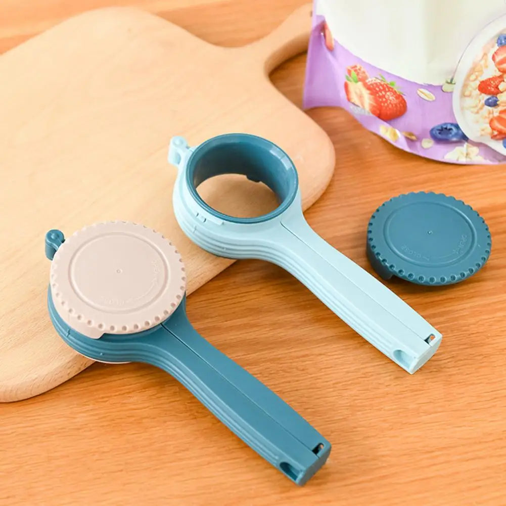 Clip sellador y dispensador para bolsas