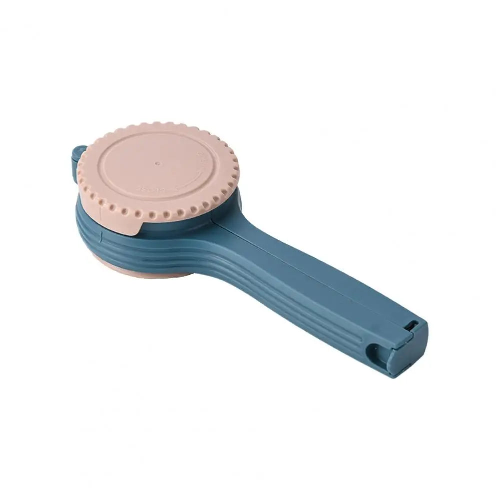Clip sellador y dispensador para bolsas