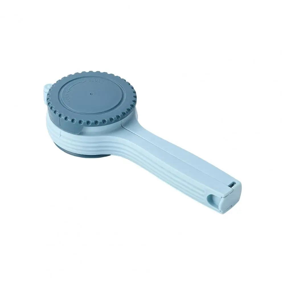 Clip sellador y dispensador para bolsas